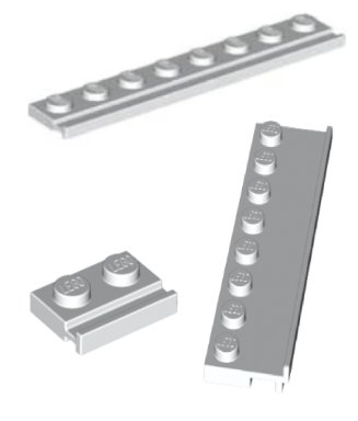 Plate, Modified Door Rail