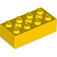 LEGO® 2x4 met asgaten GEEL