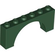 LEGO® 6387393 D GROEN - H-12-B LEGO® 1x6x2 boog DONKER GROEN