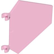 LEGO® Flag 5x6 Hexagonal (Scratches are possible) TRANS DARK PINK