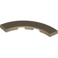 LEGO® 4x4 tile round corner DARK TAN