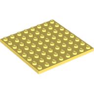 LEGO® 8x8 JAUNE CLEAR