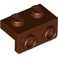 LEGO® corner plate 1x2 - 1x2 BROWN