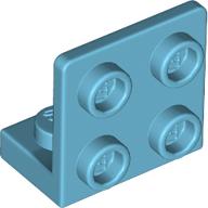 LEGO® corner plate 1x2 - 2x2 inverted MEDIUM AZURE