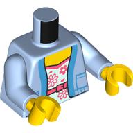 LEGO®  torso LICHT BLAUW