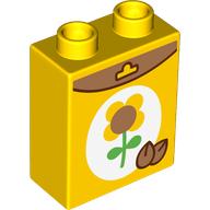 LEGO®  DUPLO®   1x2x2 GEEL