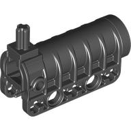 LEGO® ontgrendelingshuis 6x2x2 ZWART