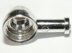 LEGO® 1Bar 1L met 1 x 1 x 2/3 lamphouder CHROOM ZILVER