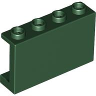LEGO® paneel 1x4x2 - open noppen, DONKER GRIJS