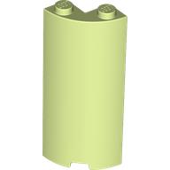 LEGO® 1/4 cylinder 2x2x5 GEELACHTIG GROEN