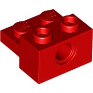 LEGO® 1x2 steen met gat ROOD