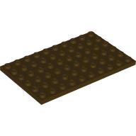 LEGO® plate 6x10 DARK BROWN