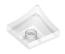 LEGO ® dakpan gebogen 2 x 2 Concave Hoek - TRANS HELDER