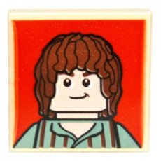 LEGO® 2x2 tegel omgekeerd  BEIGE