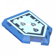 LEGO® 2x3 tegel TRANSPARANT DONKER BLAUW