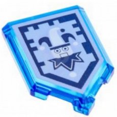 LEGO® 2x3 tegel TRANSPARANT DONKER BLAUW