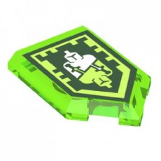 LEGO® 22385pb129 TRANS HELDER GROEN - MS-145-C LEGO® 2x3 tegel TRANSPARANT HELDER GROEN