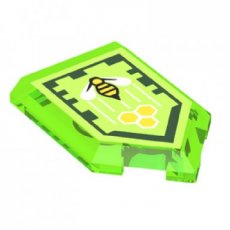 LEGO® 2x3 tegel TRANSPARANT HELDER GROEN