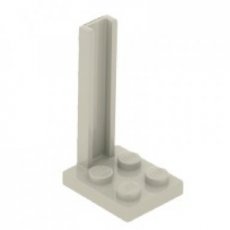 LEGO® 2422 - OUD LICHT GRIJS - L-63-E LEGO® hoekplaat 2x2 - 1x4 OUD LICHT GRIJS