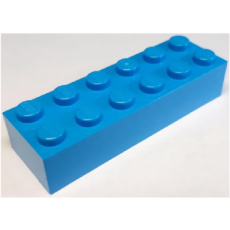 LEGO® steen 2x6 DONKER AZUUR BLAUW