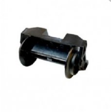 LEGO® trein, wielhouder met wielen set (Metalen as)  ZWART