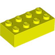 LEGO® steen 2x4 NEON GEEL
