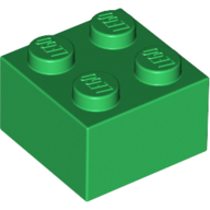 LEGO® 300328 GROEN - H-53-D LEGO® 2x2 GREEN