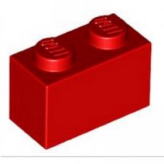 LEGO® 300421 - 4613961 ROOD - H-12-D LEGO® 1x2 RED