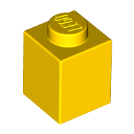 LEGO® 300524 GEEL - L-21-G LEGO® 1x1 GEEL