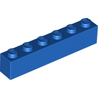 LEGO® 1x6 BLAUW