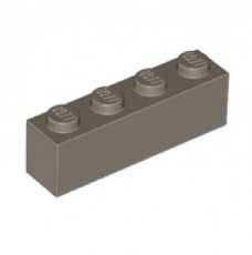 LEGO® steen 1x4 OUD DONKER GRIJS