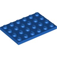 LEGO® 4x6 BLAUW