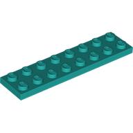 LEGO® plaat 2x8 DONKER TURQUOISE