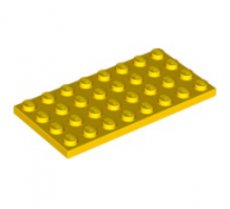 LEGO® 303524 GEEL - L-39-F LEGO® 4x8 GEEL
