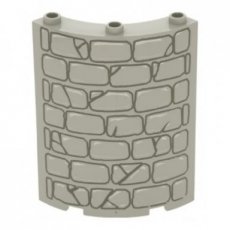 LEGO® muurpaneel 4x4x6 OUD LICHT GRIJS
