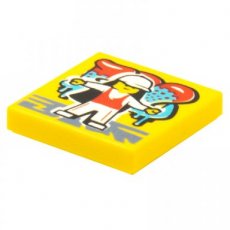 LEGO® 3068bpb1579  GEEL - MS-43-G LEGO® 2x2 tegel GEEL