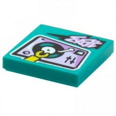 LEGO® 3068bpb1589 D TURQUOISE - MS-44-I LEGO® 2x2 tegel DONKER TURQUOISE