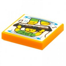 LEGO® 3068bpb1592 ORANJE - MS-44-L LEGO® 2x2 tegel ORANJE