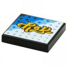 LEGO® 2x2 tegel ZWART