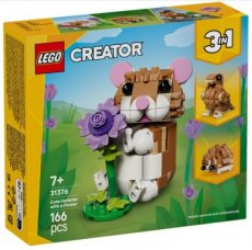 LEGO® Creator 3in1 #31376 Schattige Hamster met Bloem