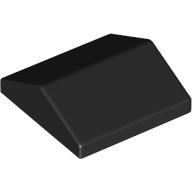 LEGO® ridge tile 25° 2x2 BLACK