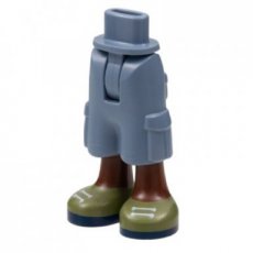 LEGO® heupen en benen BRUIN