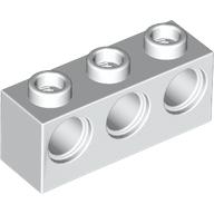 LEGO® 1x3 brick with 3 holes WHITE