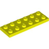 LEGO® plaat 2x6 NEON GEEL