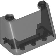 LEGO® voorruit 2x4x2 TRANSPARANT ZWART