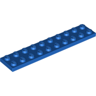 LEGO® 383223 BLAUW - L-15-E LEGO® 2x10 BLAUW