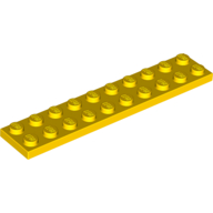 LEGO® 383224 GEEL - L-14-F LEGO® 2x10 GEEL