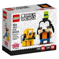 LEGO® 40378 Brick Headz Goofy en Pluto