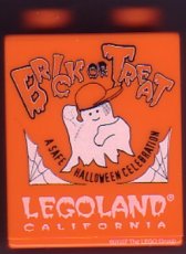 LEGO® Duplo, Brick 1 x 2 x 2 with Halloween 2007 Brick or Treat Safe Halloween Pattern 4066pb305