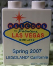 LEGO® Duplo, Brick 1 x 2 x 2 with Miniland Las Vegas Pattern